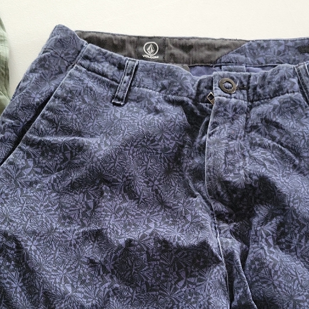 Volcom Blue Twill Shorts